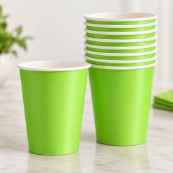 Lime Green Cups 8 Pack
